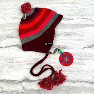 MELTON Infant Knit Flap Hat